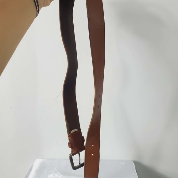 Vintage Men's Brown Leather Belt - Picture 5 of 10